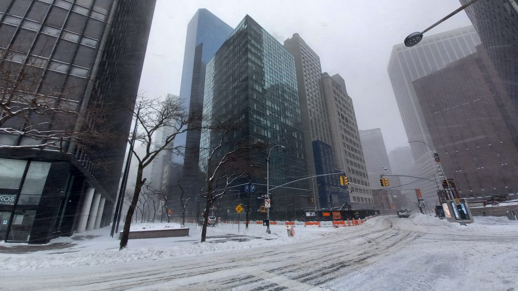 Tormenta de nieve en Nueva York