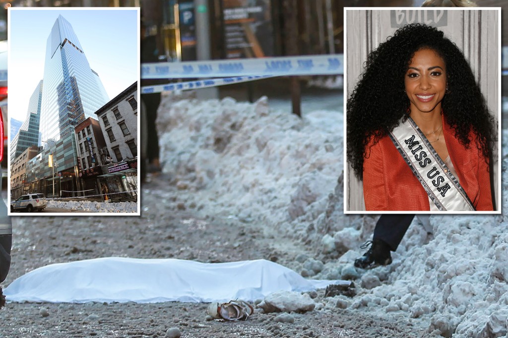 Lugar donde se suicidó Cheslie Kryst. Foto: New York Post