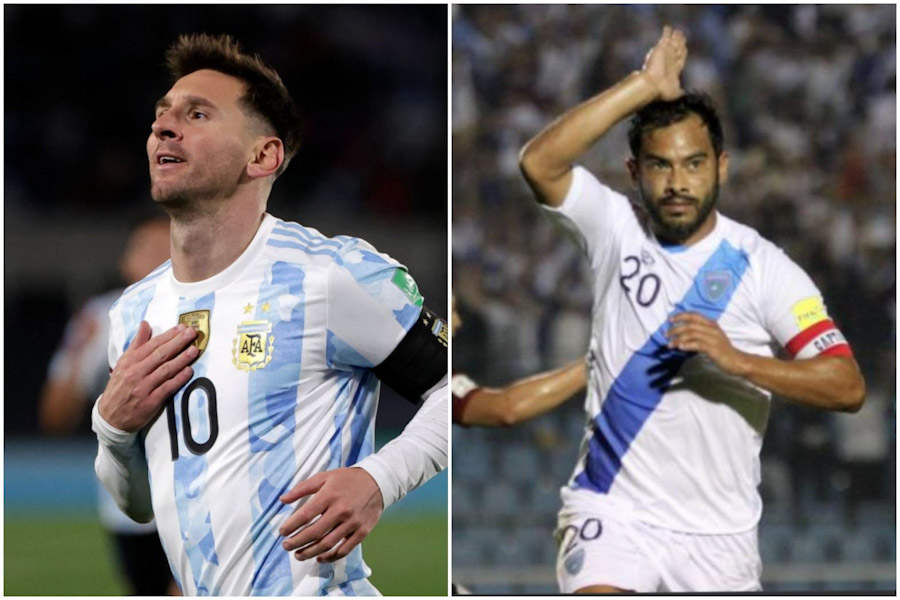 El jugador guatemalteco Carlos Ruiz compartió en sus redes sociales el récord que aún no tiene Lionel Messi.