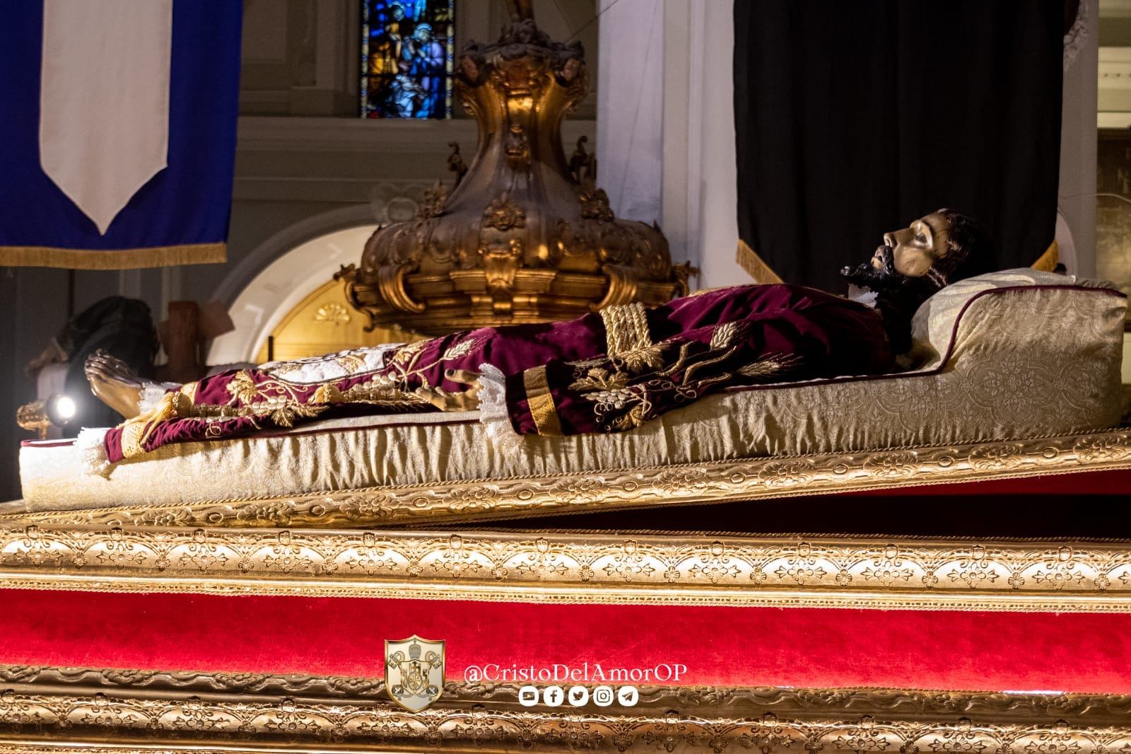 Todo listo en Santo Domingo para la procesión extraordinaria del Señor