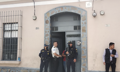 MP allana la sede de Recursos Humanos del TSE.