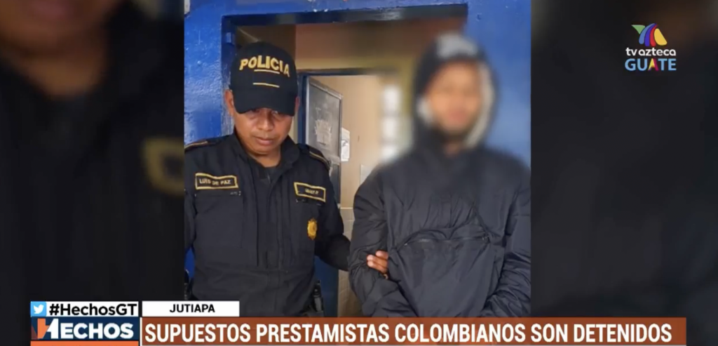 PNC captura a presuntos prestamistas colombianos.
