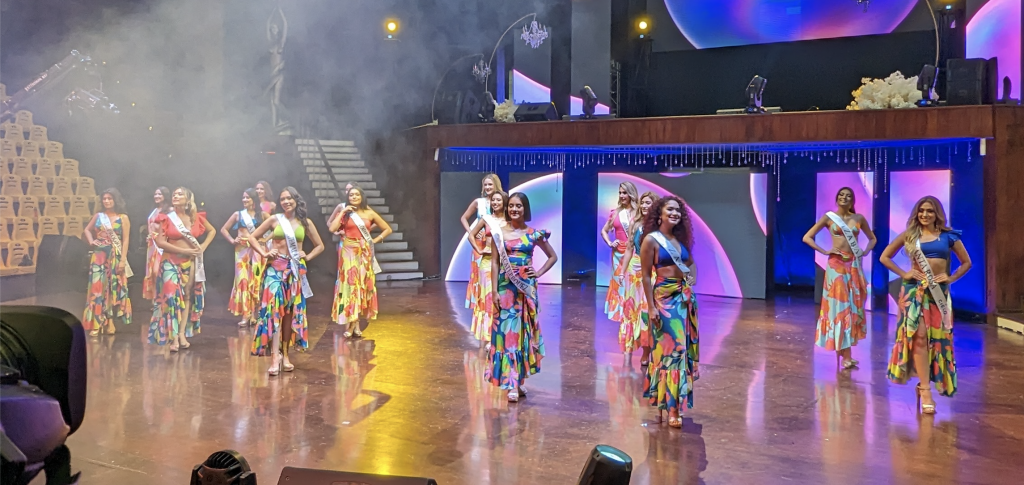 16 candidatas participaron en la preliminar de Miss Universe Guatemala.