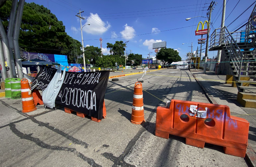 Bloqueos en Guatemala