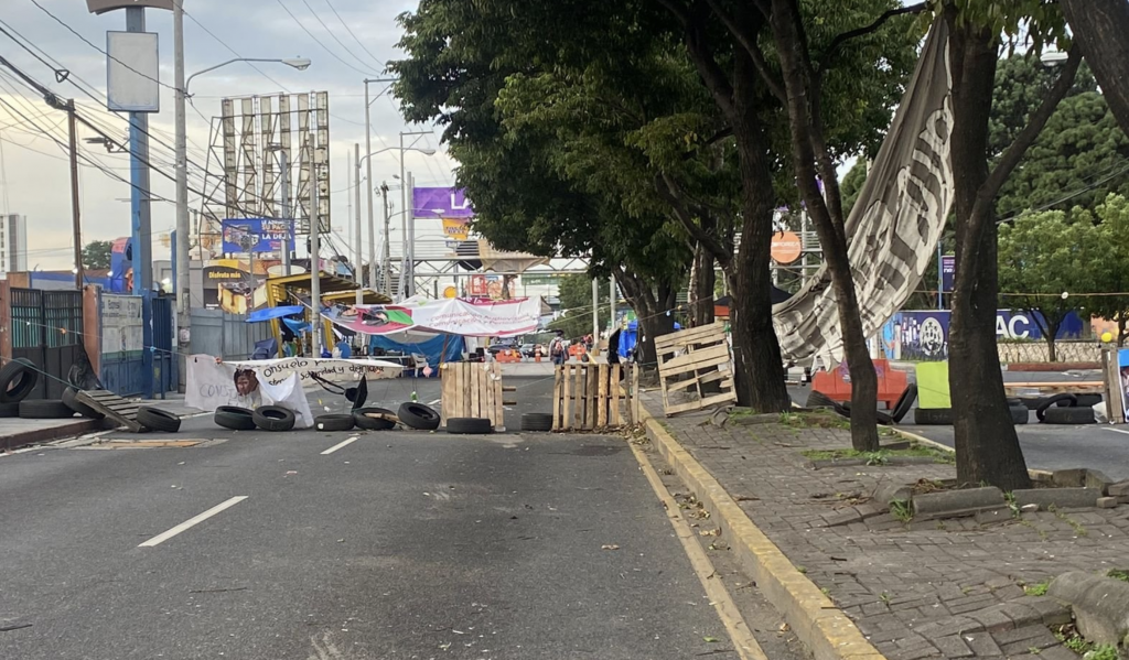 Bloqueos en Guatemala