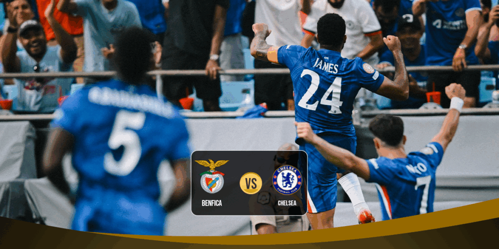 Chelsea golea a Benfica y avanza a cuartos del Mundial de Clubes