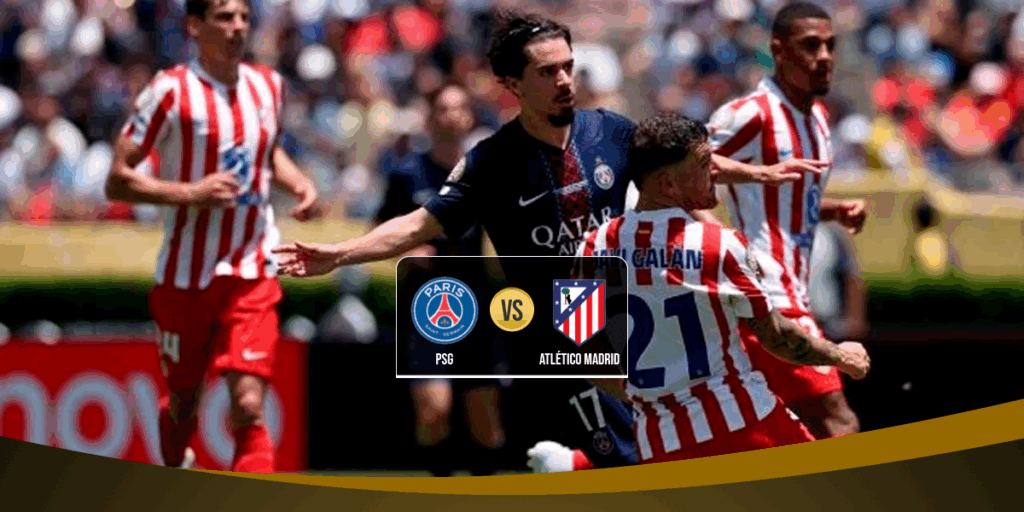 PSG golea al Atlético Madrid en su debut en el Mundial de Clubes