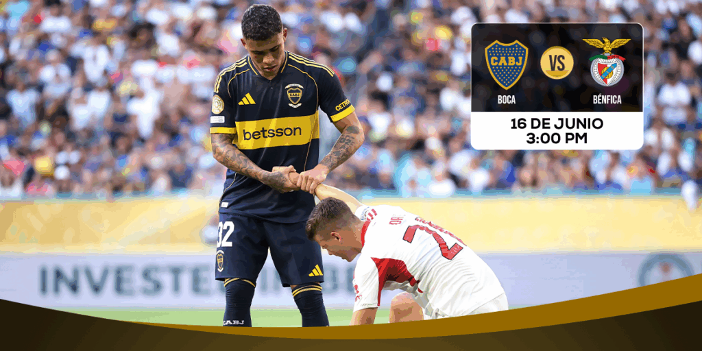 ¡Tres rojas en un solo partido! Boca sufre en el cierre ante Benfica