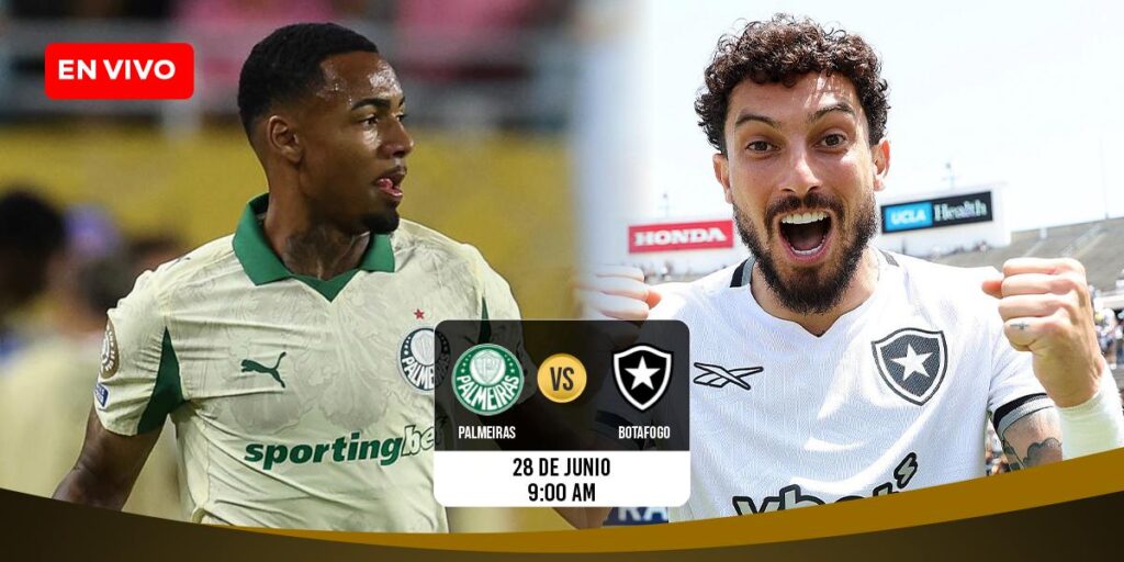 EN VIVO: Palmeiras vs Botafogo, duelo brasileño abre octavos del Mundial de Clubes
