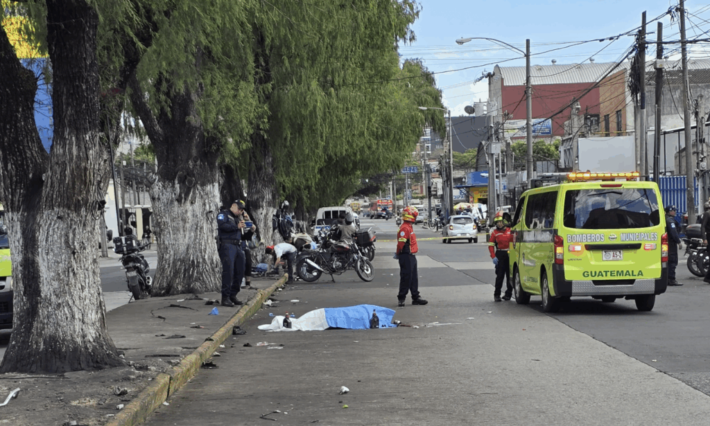 Ataque armado en zona 9 deja un hombre fallecido y una mujer herida