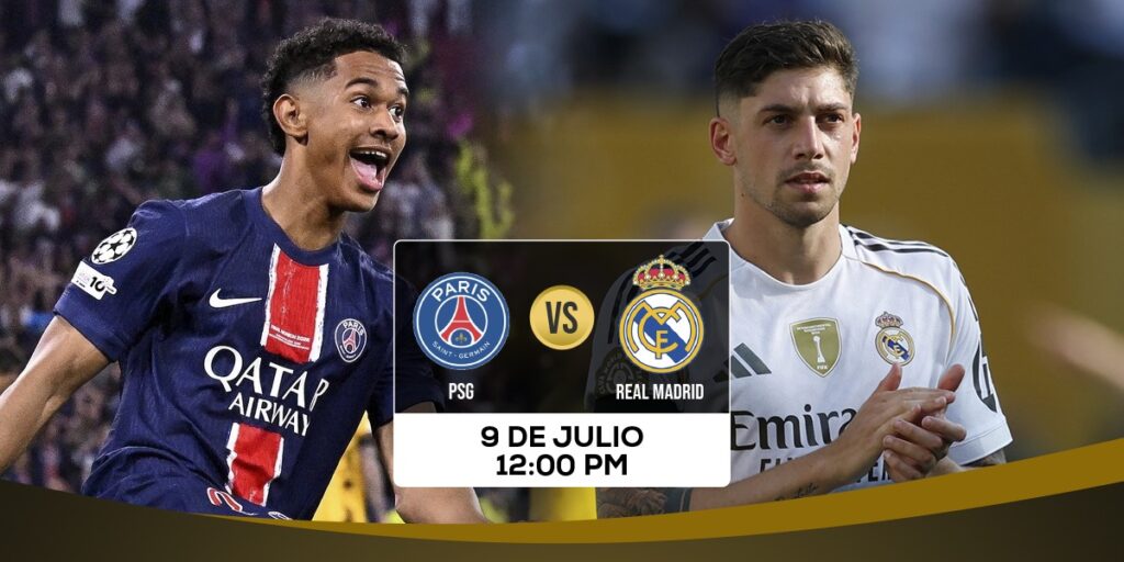 EN VIVO: PSG vs Real Madrid en busca del pase a la final del Mundial de Clubes