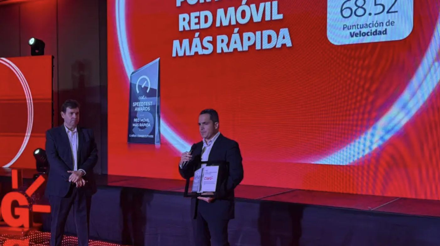 Claro recibe triple reconocimiento como la mejor red móvil