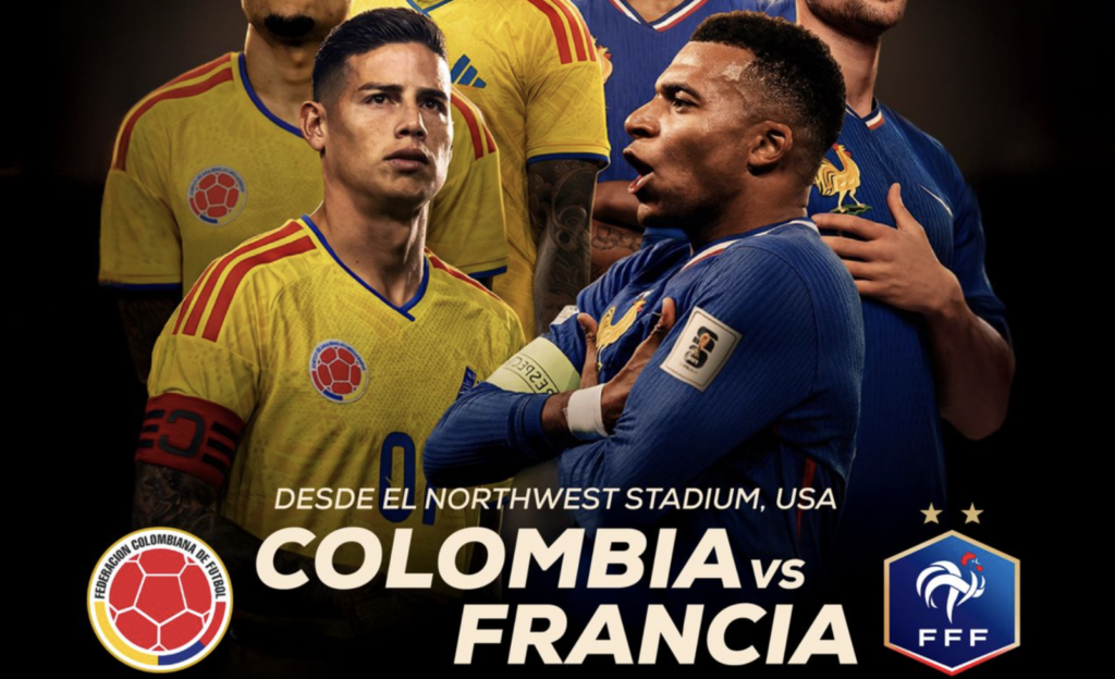 EN VIVO: Colombia vs Francia se enfrentan en amistoso previo al Mundial