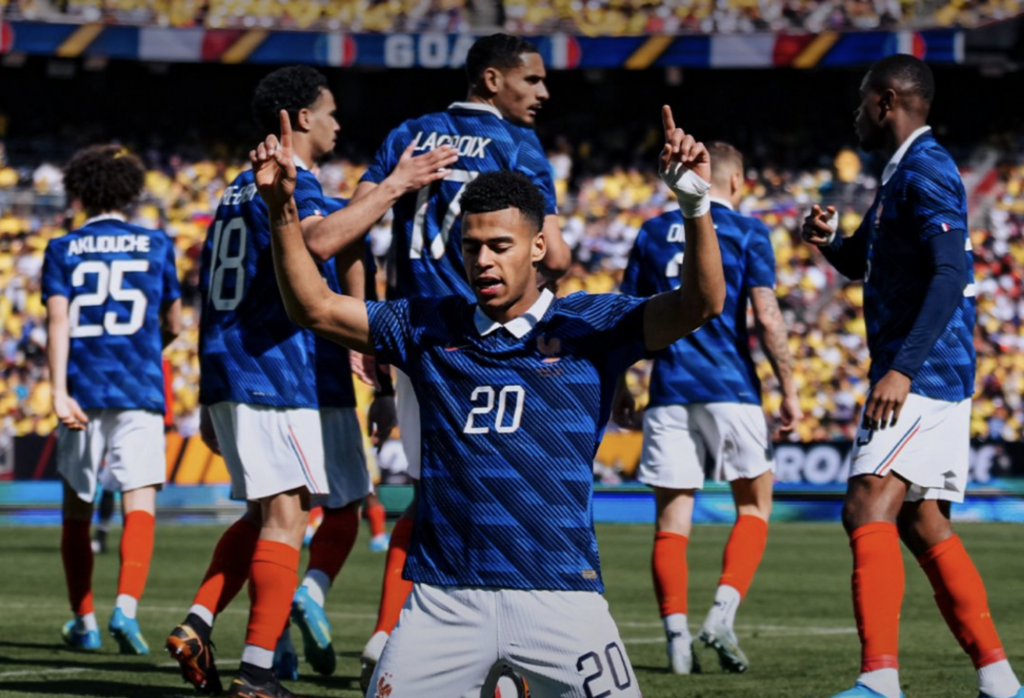 Francia vence a Colombia en partido amistoso