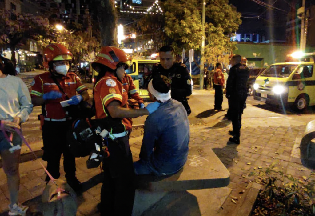 Intento de robo en zona 4 deja a hombre con heridas en el cráneo