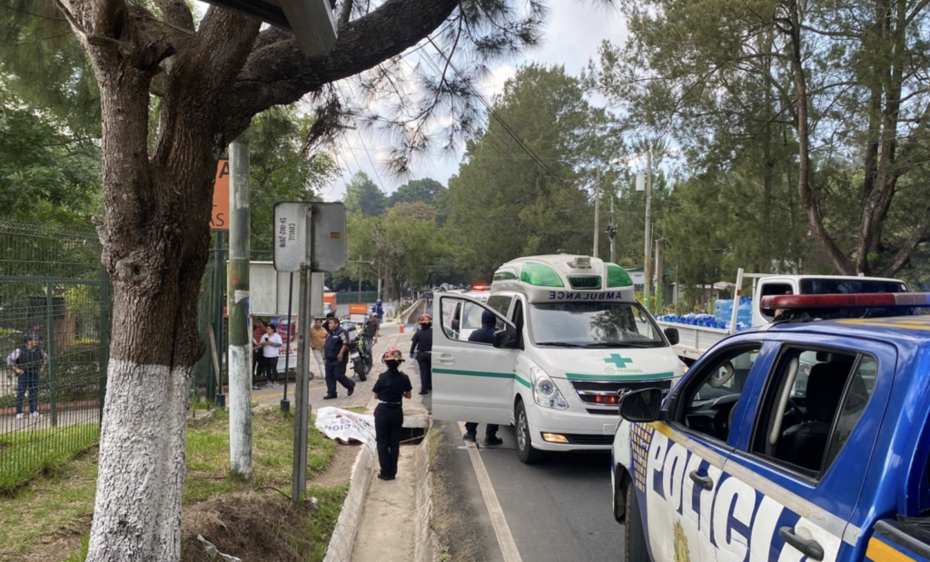 Mujer fallece tras ser atropellada en ruta a Fraijanes; reportan tránsito detenido desde Vista Hermosa