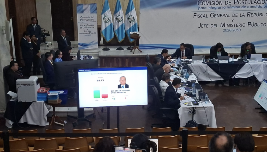 Elección de Fiscal General: Comisión de Postulación integra a cinco candidatos en la nómina