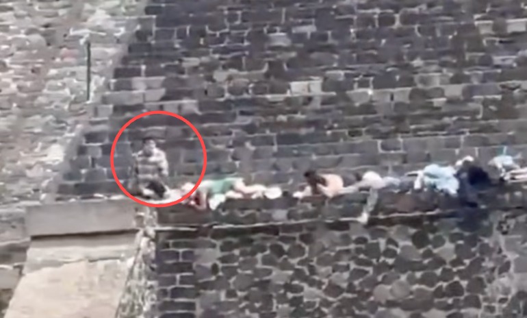 VIDEO: Así fue el tiroteo que dejó dos muertos en pirámides de Teotihuacán