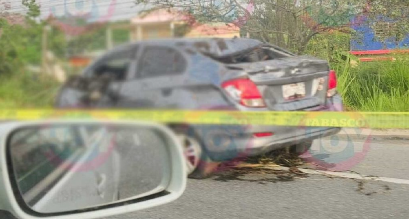 Carro destrozado: Grave accidente en frontera deja un fallecido