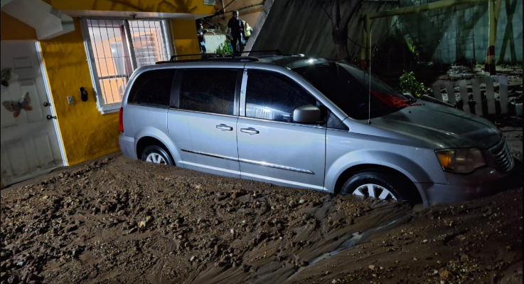 Los seis departamentos afectados por las intensas lluvias