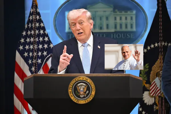 La dura crítica de Donald Trump hacia el papa León XIV