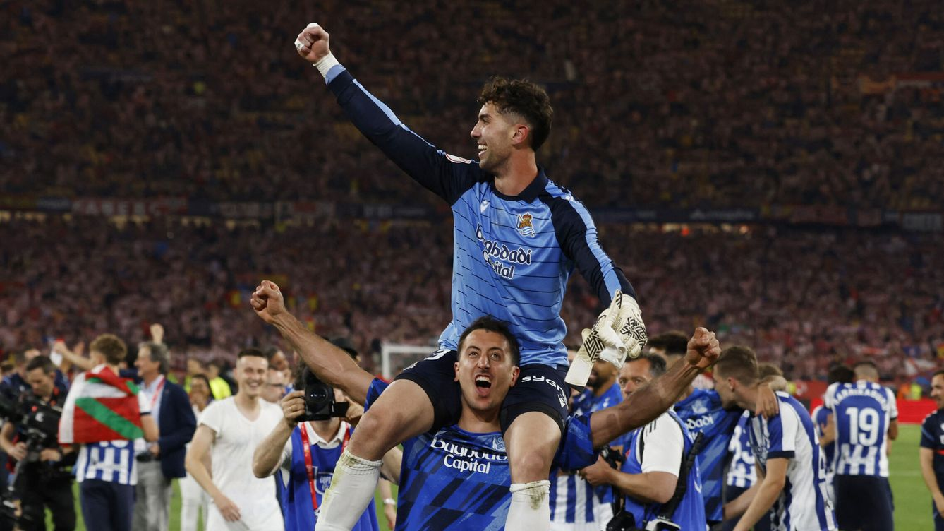 Real Sociedad vence al Atlético de Madrid y es campeón de la Copa del Rey
