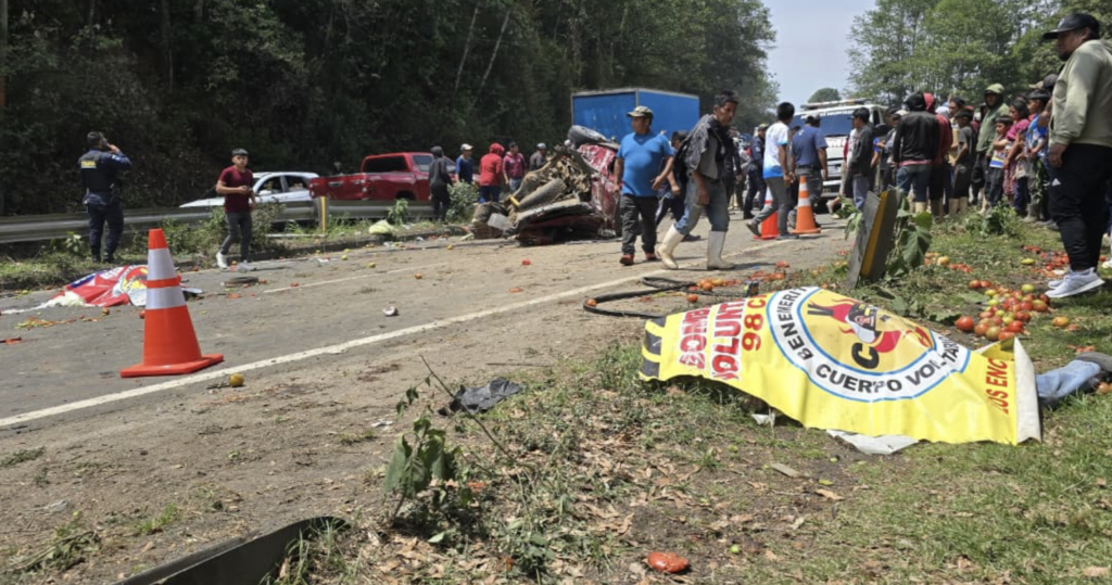 VIDEO: Hombre y niña fallecen en fuerte accidente de tránsito en la ruta Interamericana