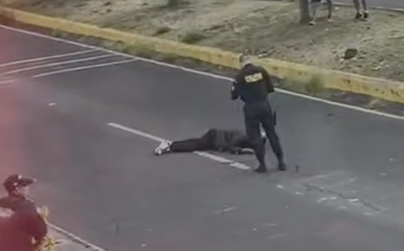 Revelan videos de lo ocurrido tras balacera frente a comercial en zona 16